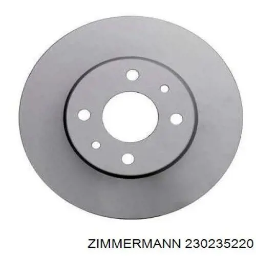 Гальмівні диски 230235220 Zimmermann