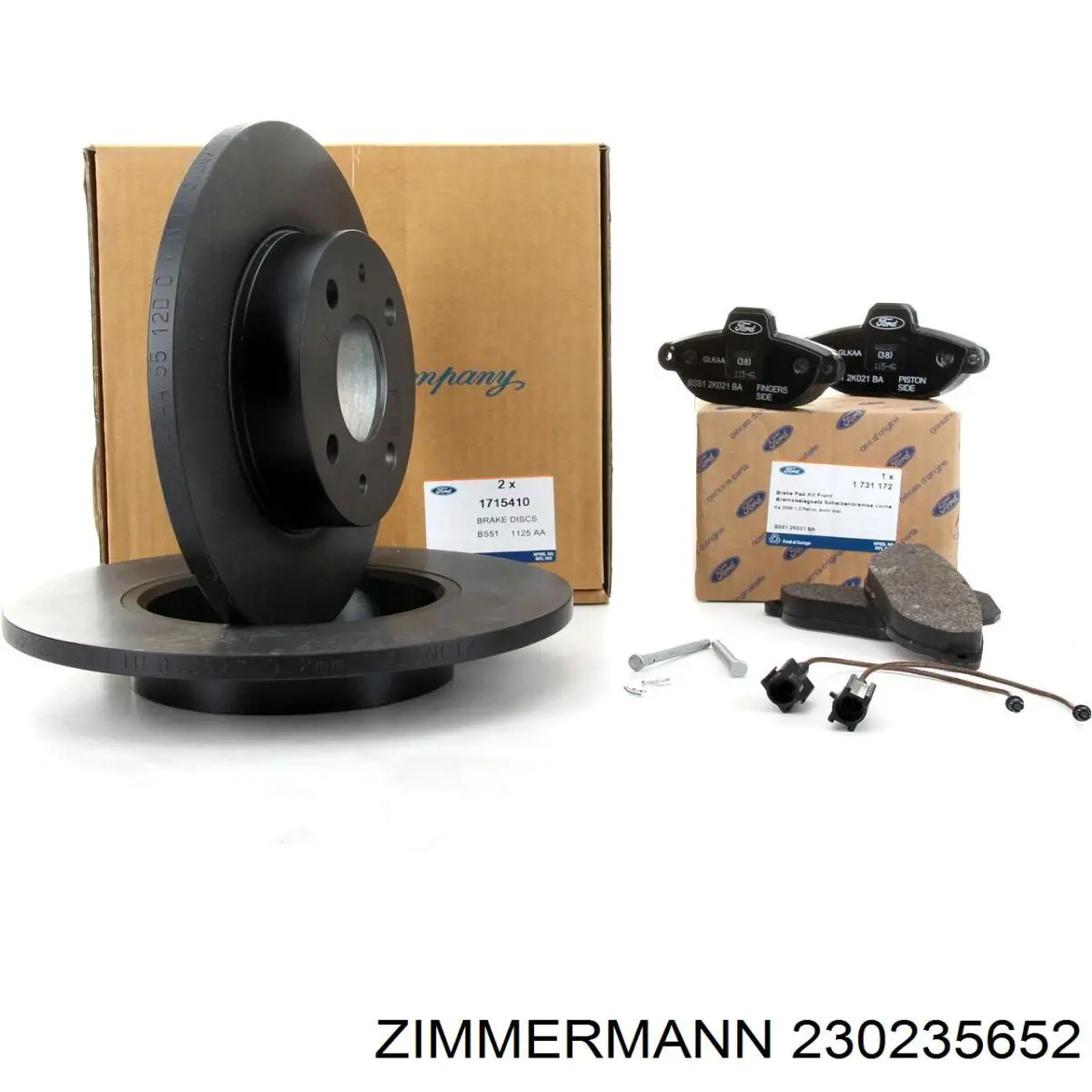 Диск гальмівний задній Zimmermann 230235652