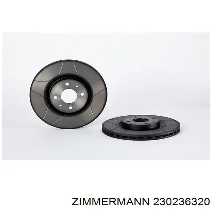 Диск гальмівний передній Zimmermann 230236320