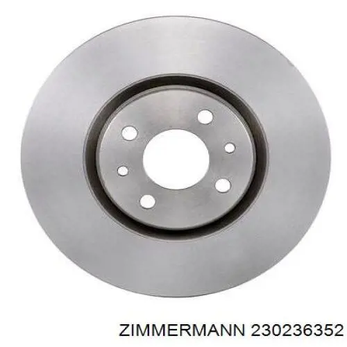 Гальмівні диски передні 230236352 Zimmermann