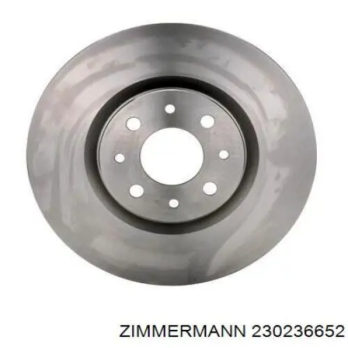 Диск гальмівний передній Zimmermann 230236652