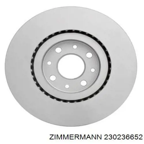 Гальмівні диски передні 230236652 Zimmermann