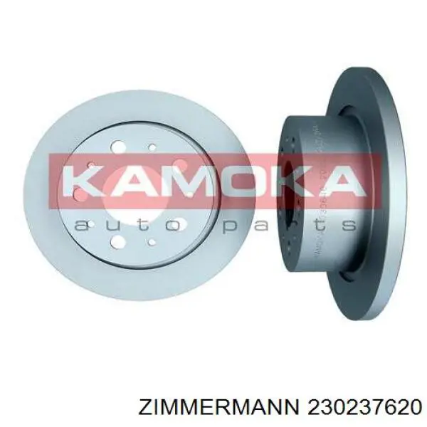Диск гальмівний задній Zimmermann 230237620