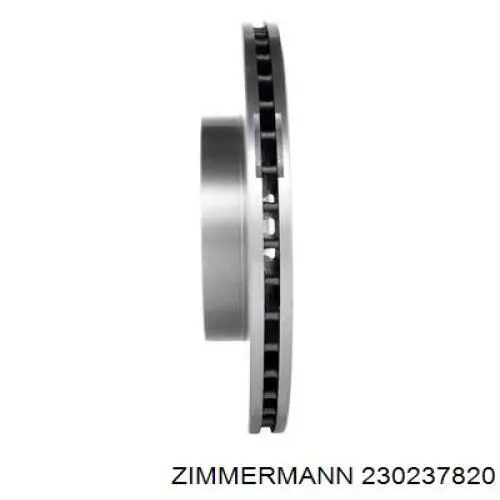 Диск гальмівний передній Zimmermann 230237820