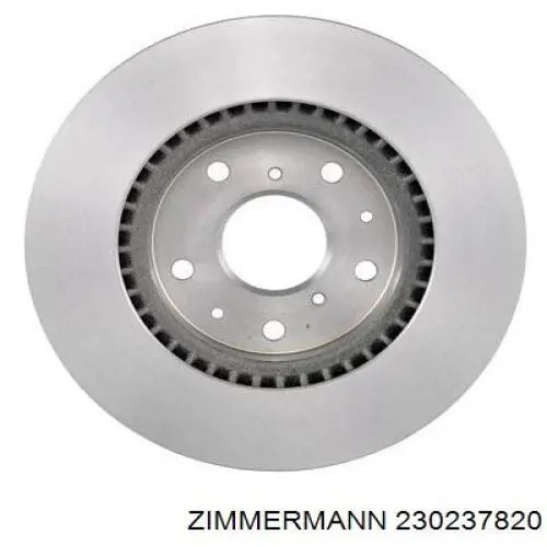 Диск переднього гальма Zimmermann 230237820 ціна, від 33.66 USD