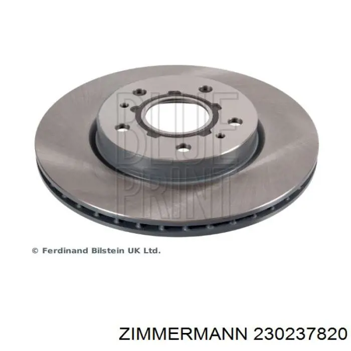 Диск переднього гальма Zimmermann 230237820 ціна, від 33.66 USD