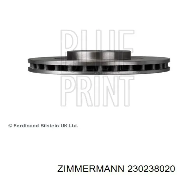 Гальмівні диски передні 230238020 Zimmermann