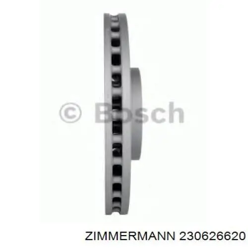 Диск гальмівний передній Zimmermann 230626620