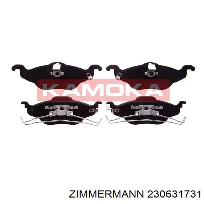 Купити 230631731 Zimmermann Колодки гальмівні передні, дискові