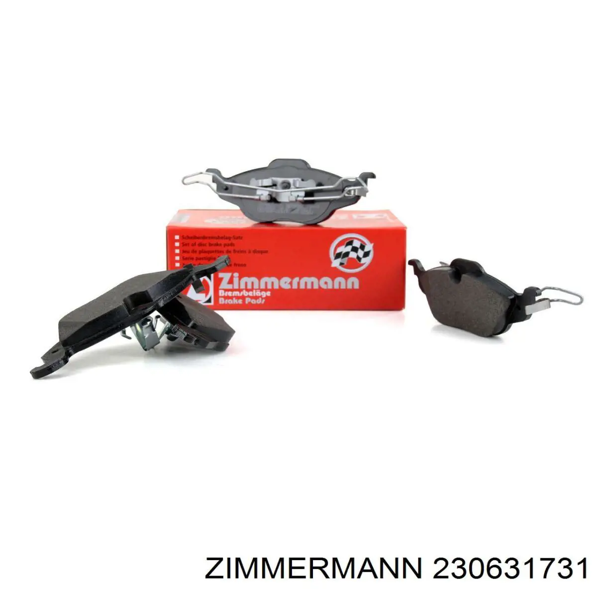 230631731 Zimmermann колодки гальмівні передні, дискові