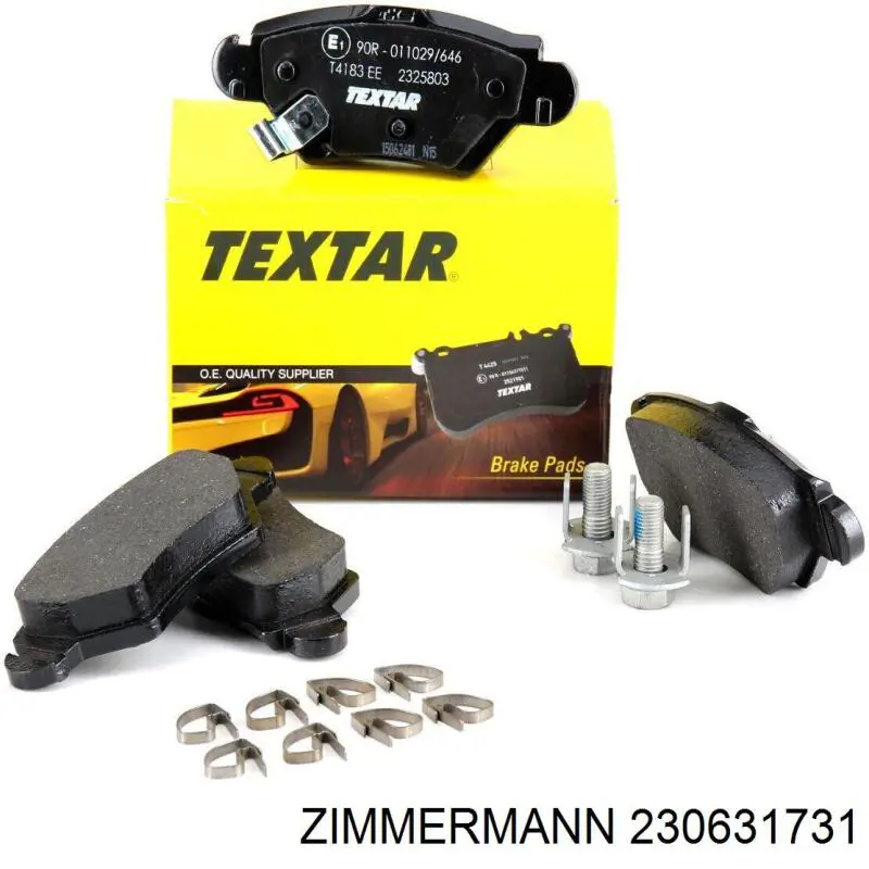 Гальмівні колодки Zimmermann 230631731 ціна, від 21.22 USD