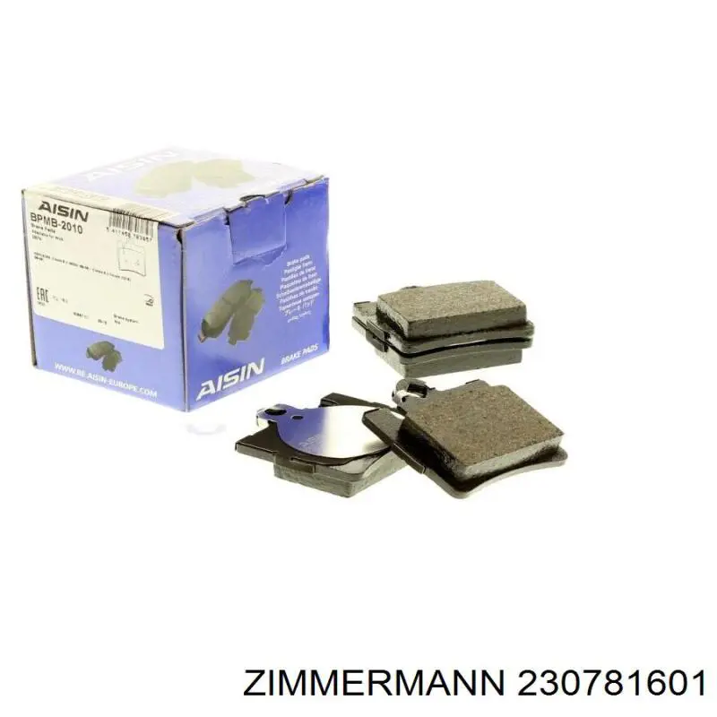 Купити 230781601 Zimmermann Задні колодки