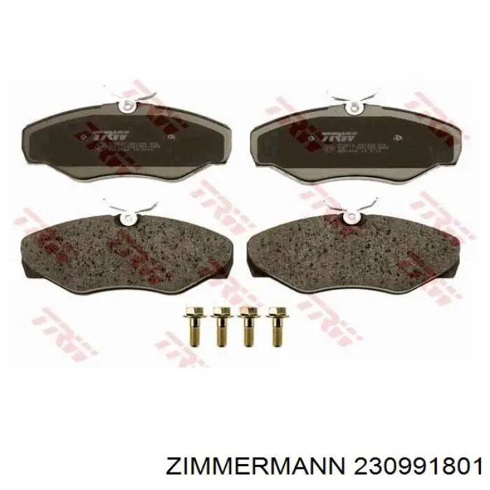 Тормозні колодки Zimmermann 230991801