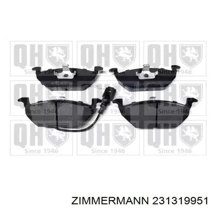 Тормозні колодки Zimmermann 231319951