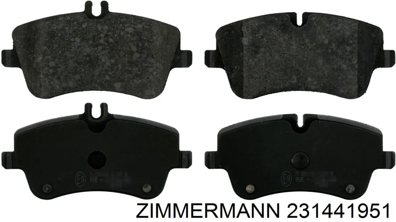 Купити 231441951 Zimmermann Колодки гальмівні передні, дискові