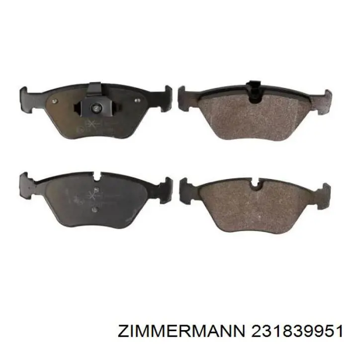 Тормозні колодки Zimmermann 231839951