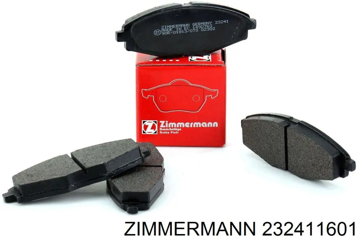 232411601 Zimmermann колодки гальмівні передні, дискові