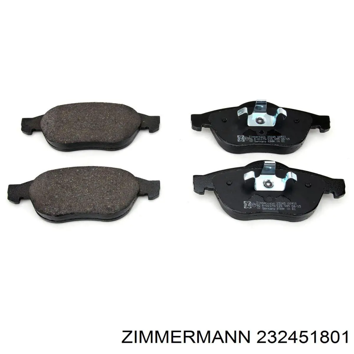 Гальмівні колодки Zimmermann 232451801 ціна, від 16.70 USD