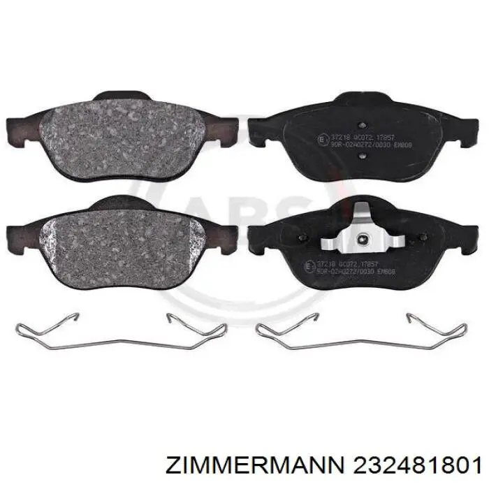 Тормозні колодки Zimmermann 232481801