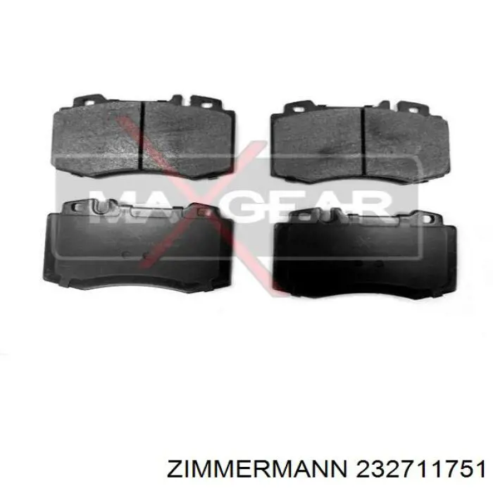 Тормозні колодки Zimmermann 232711751
