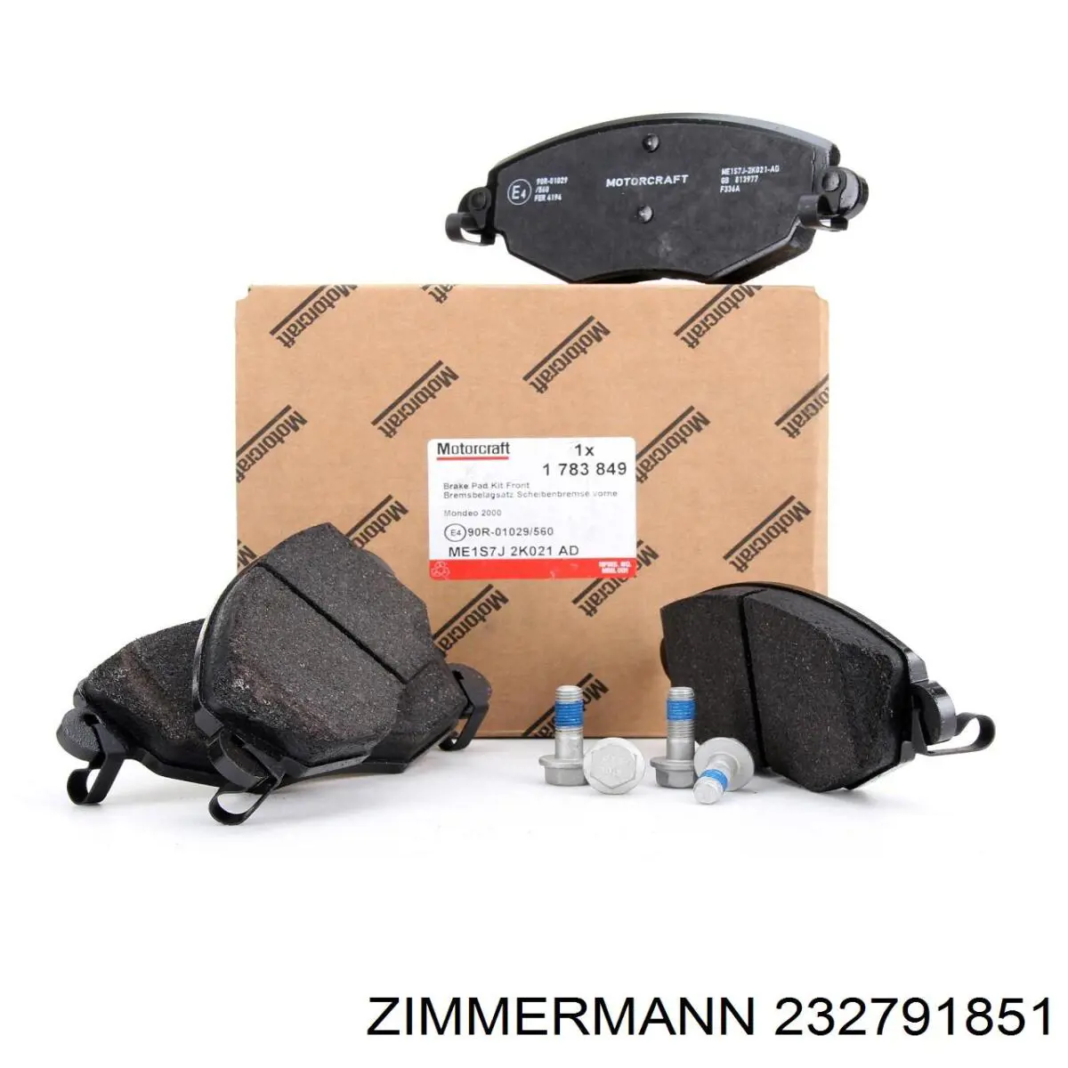 Гальмівні колодки Zimmermann 232791851 ціна, від 19.33 USD