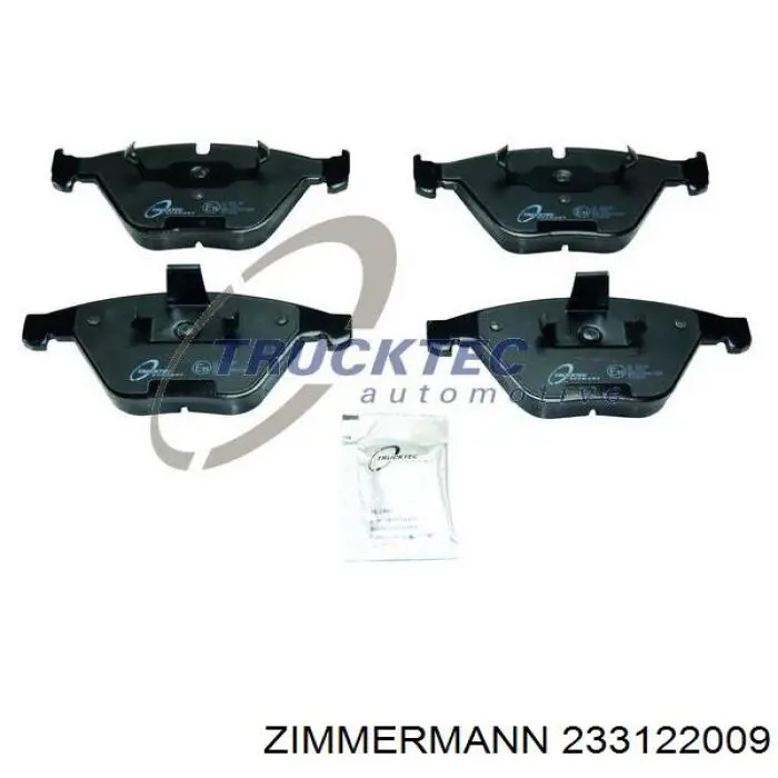 Гальмівні колодки Zimmermann 233122009 ціна, від 31.29 USD