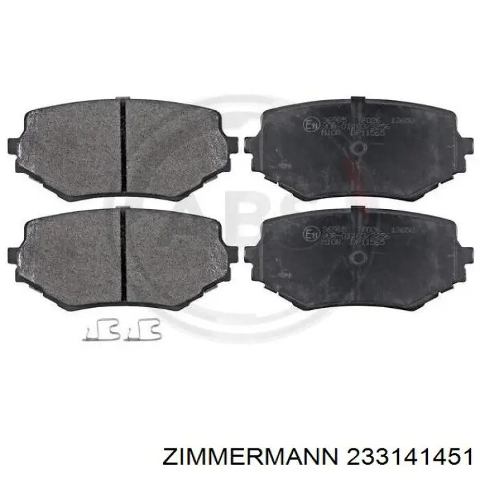 Тормозні колодки Zimmermann 233141451