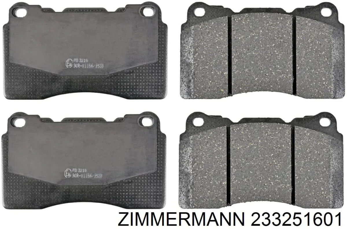 Тормозні колодки Zimmermann 233251601