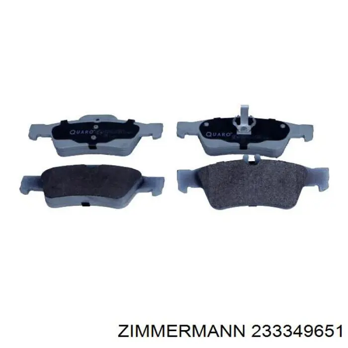 Задні гальмівні колодки Zimmermann 233349651 ціна, від 23.50 USD