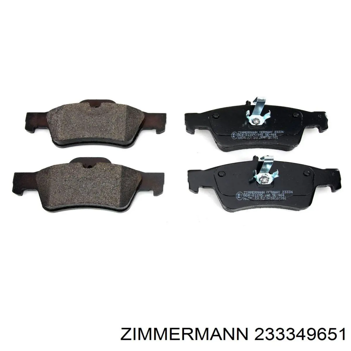 Задні дискові колодки Zimmermann 233349651