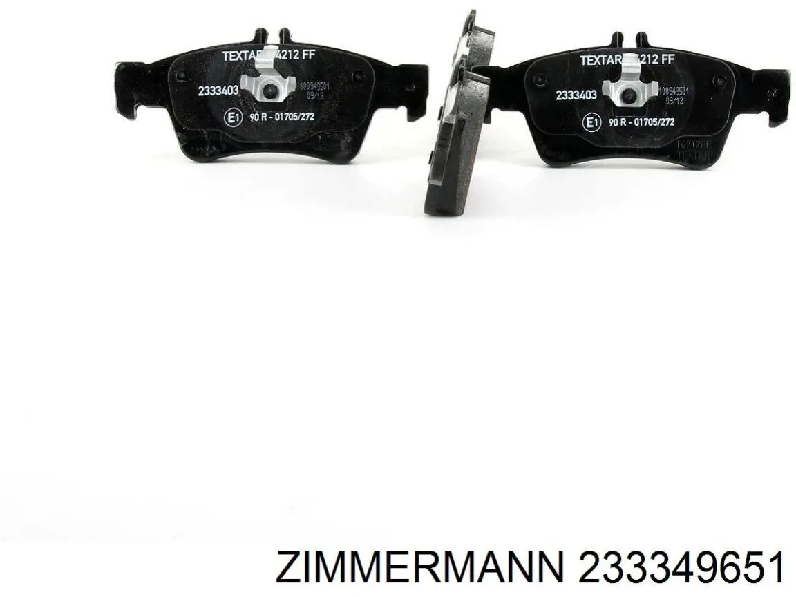 Купити 233349651 Zimmermann Задні колодки