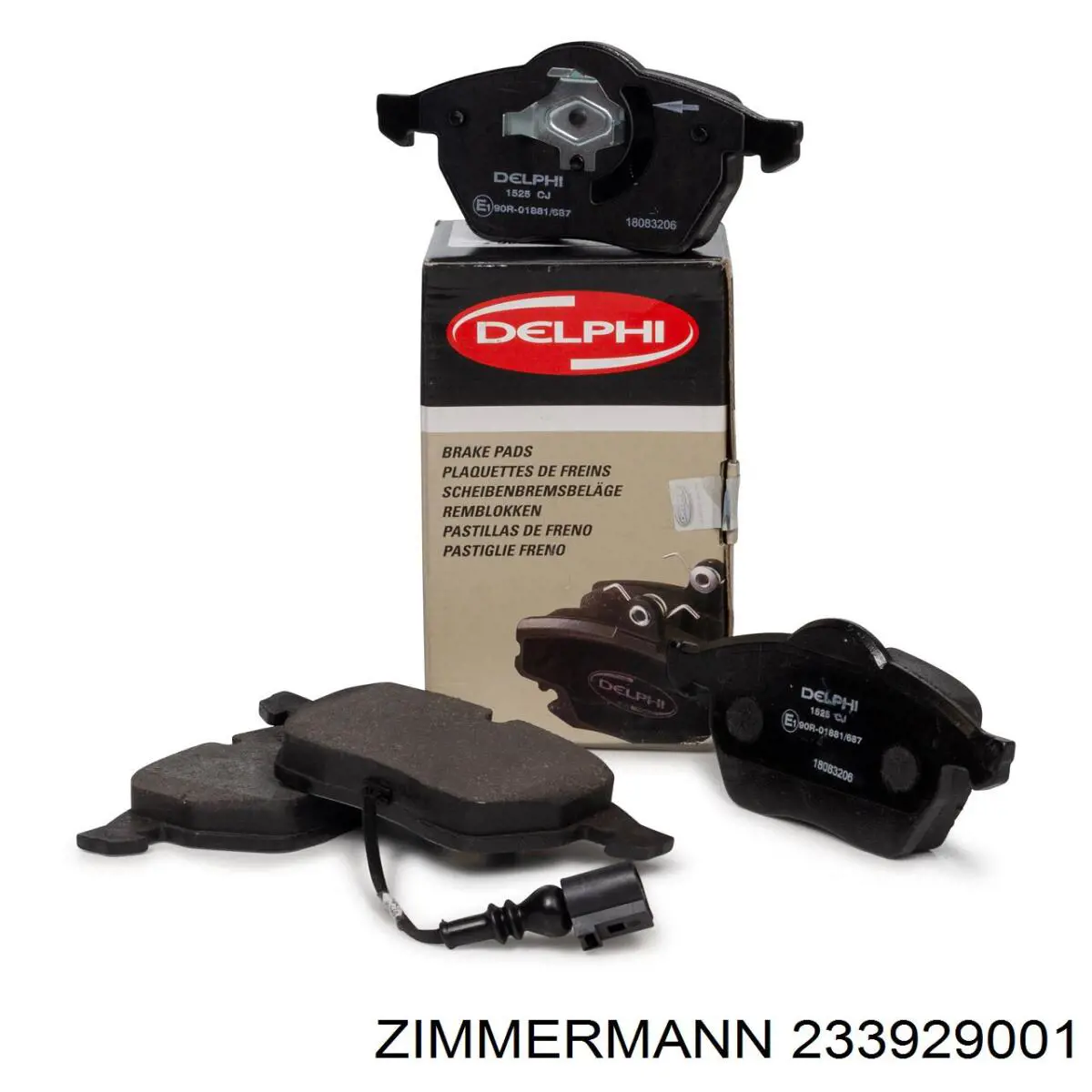 Гальмівні колодки Zimmermann 233929001 ціна, від 22.38 USD