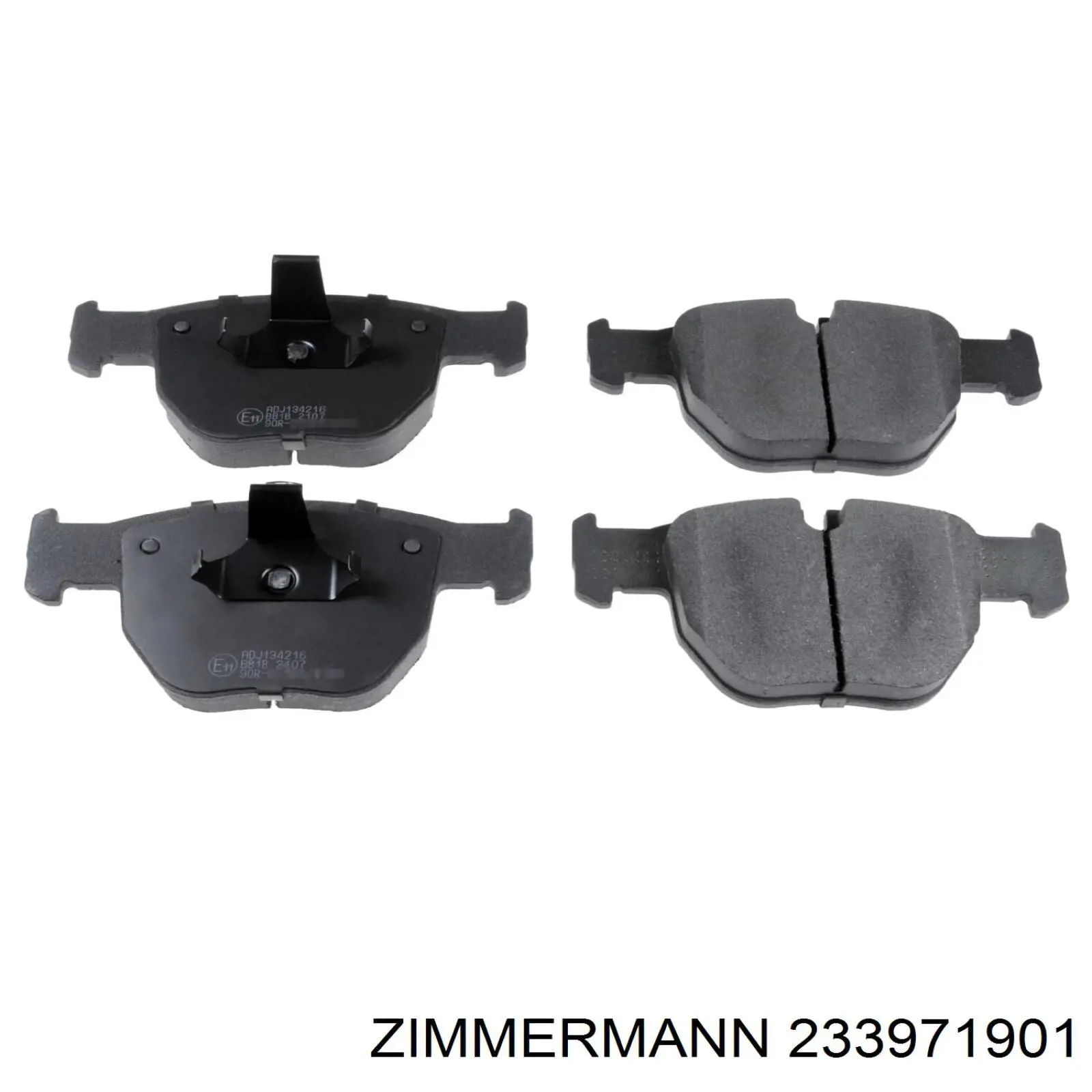 233971901 Zimmermann колодки гальмівні передні, дискові