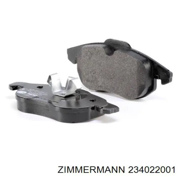 Купити 234022001 Zimmermann Колодки гальмівні передні, дискові