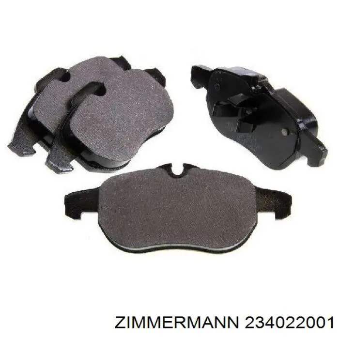 Купити 234022001 Zimmermann Колодки гальмівні передні, дискові
