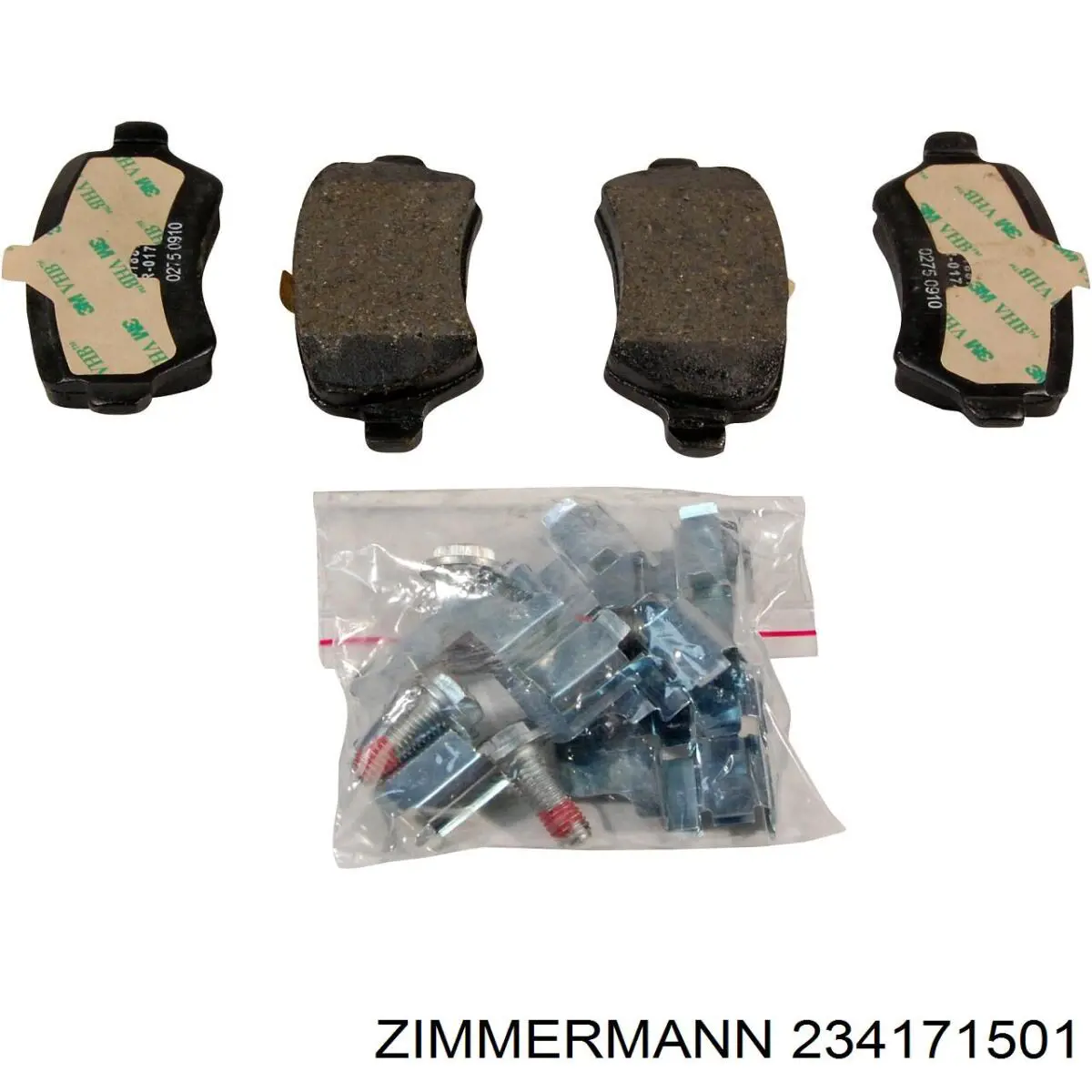 Задні дискові колодки Zimmermann 234171501