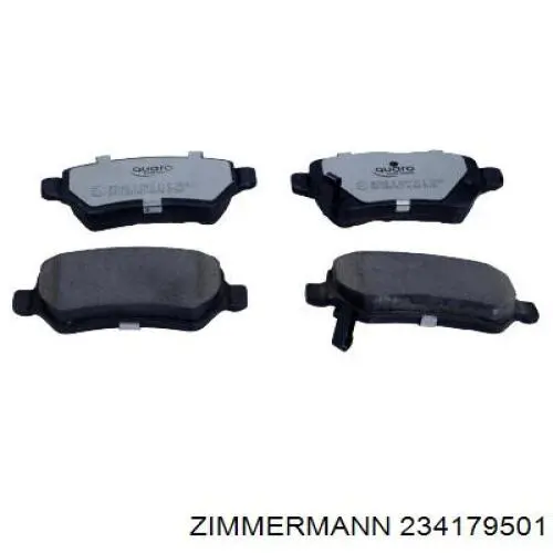 Задні дискові колодки Zimmermann 234179501
