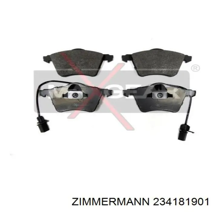 Купити 234181901 Zimmermann Колодки гальмівні передні, дискові