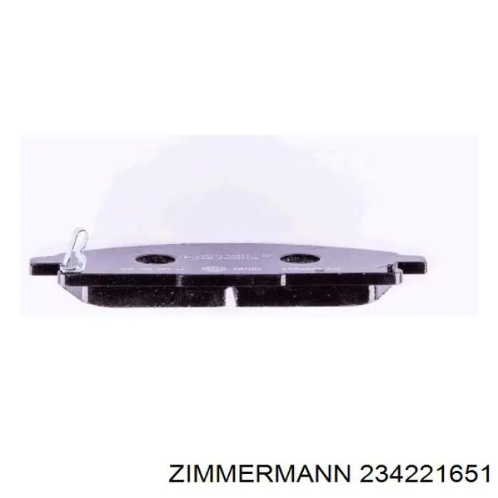 Купити 234221651 Zimmermann Колодки гальмівні передні, дискові