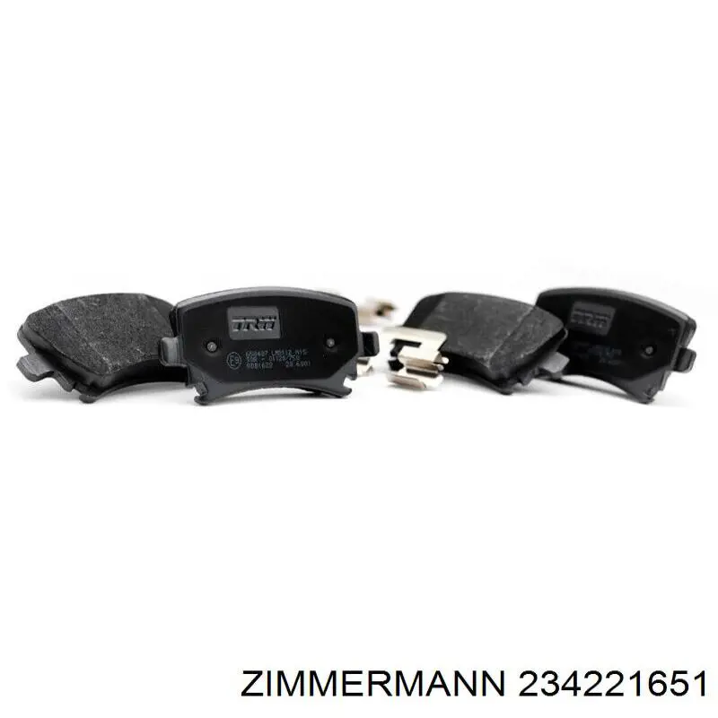 Передні тормозні колодки 234221651 Zimmermann