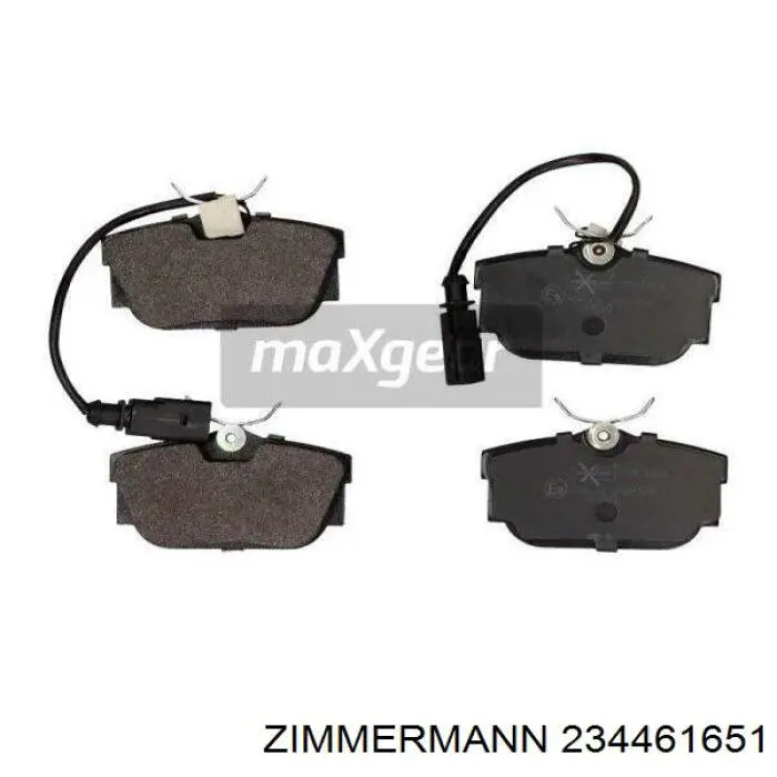 Задні дискові колодки Zimmermann 234461651