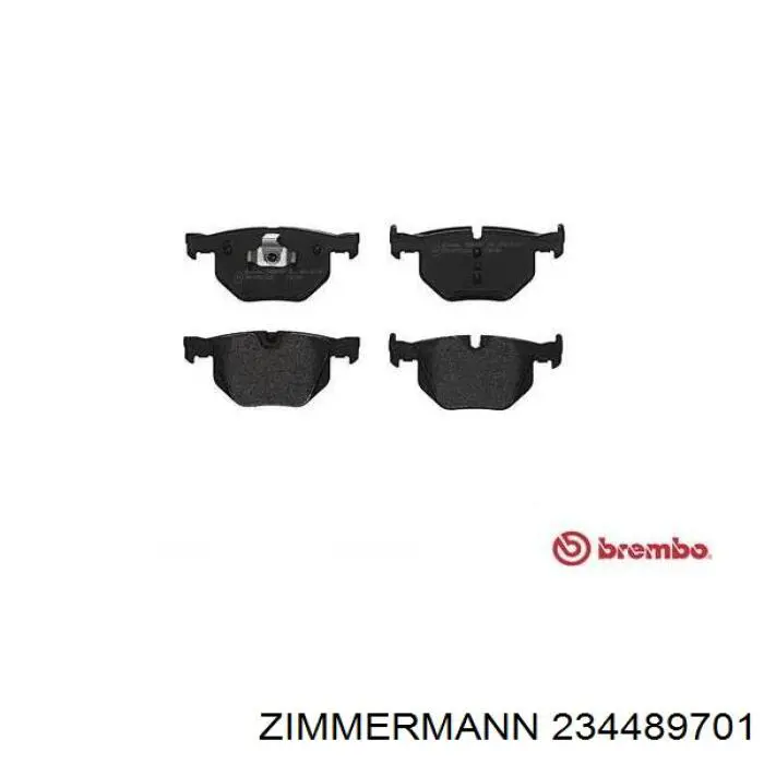 Купити 234489701 Zimmermann Задні колодки