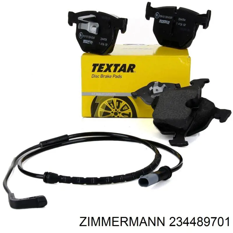 Задні дискові колодки Zimmermann 234489701