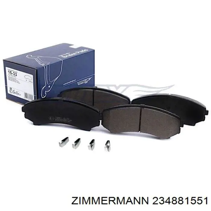 234881551 Zimmermann Передні гальмівні колодки