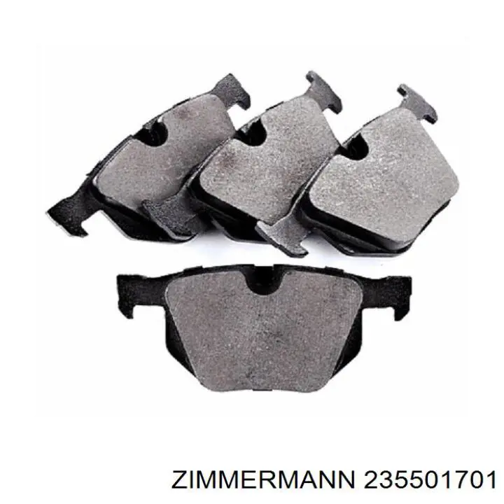 Купити 235501701 Zimmermann Задні колодки