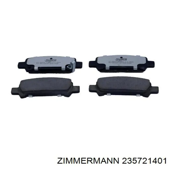 Задні гальмівні колодки Zimmermann 235721401 ціна, від 12.76 USD