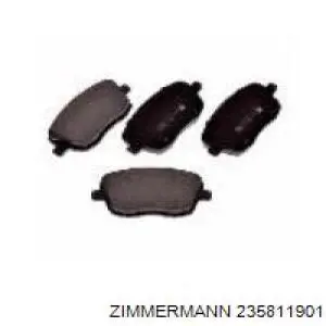 Передні тормозні колодки 235811901 Zimmermann