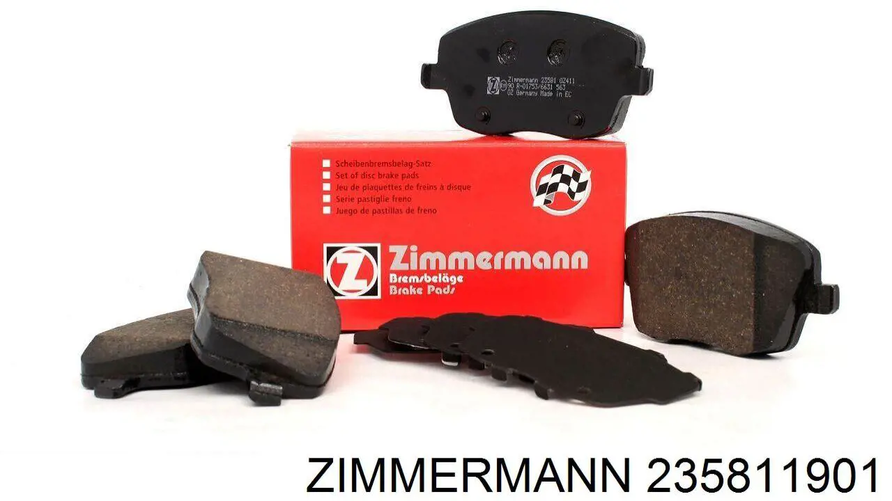 Тормозні колодки Zimmermann 235811901