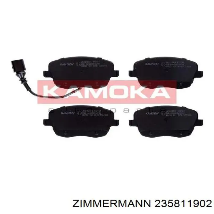 235811902 Zimmermann Передні гальмівні колодки