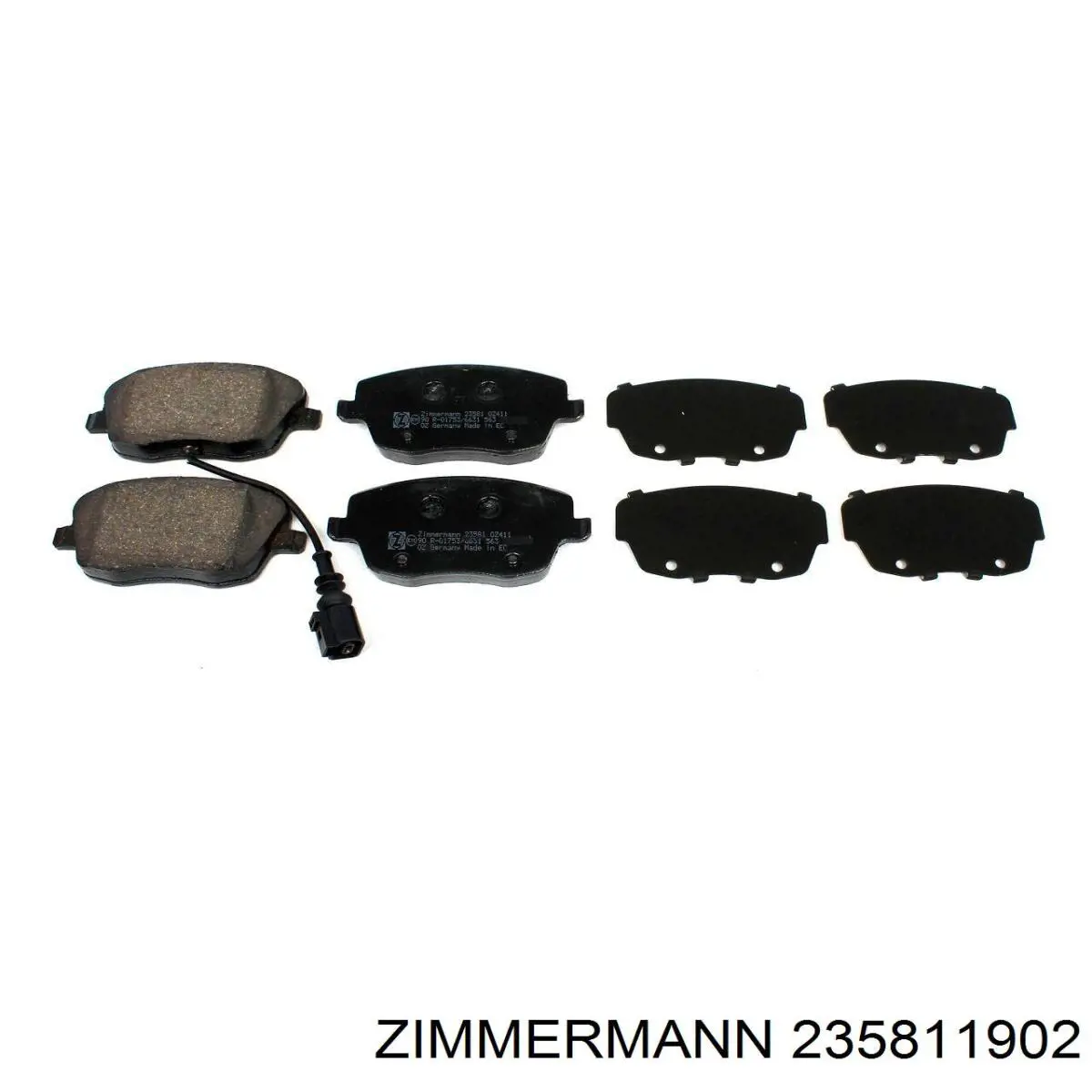 Тормозні колодки Zimmermann 235811902